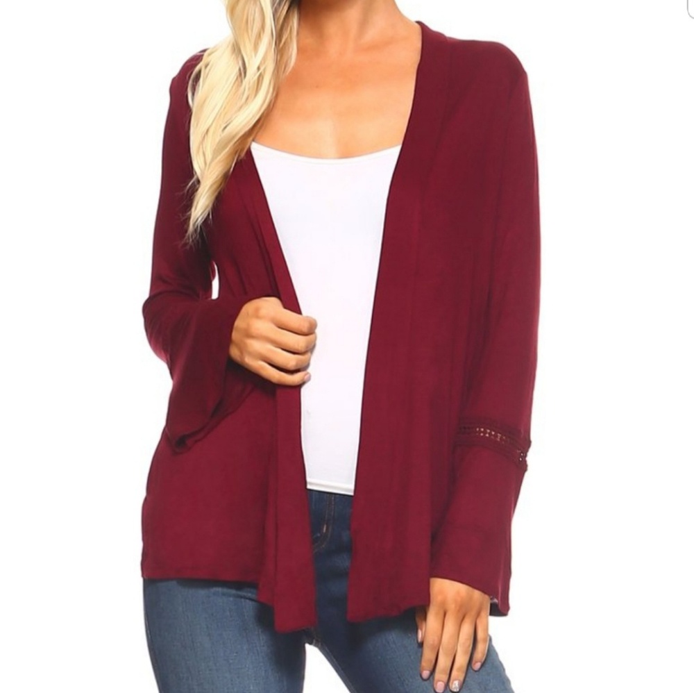 Maroon Cardigan
